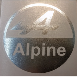 Alpine sticker en découpe...