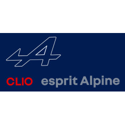 CLIO "esprit ALPINE" logo...