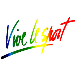 Vive le sport Sticker arc...