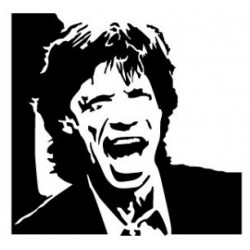 MIKE JAGGER, Sticker...