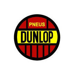 DUNLOP, sticker logo rond...