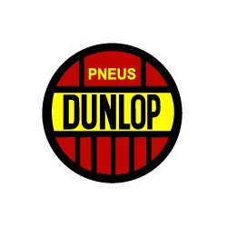 DUNLOP, sticker logo rond...