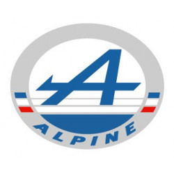 ALPINE Logo macaron ovale...