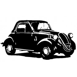 Fiat "TOPOLINO" silhouette...