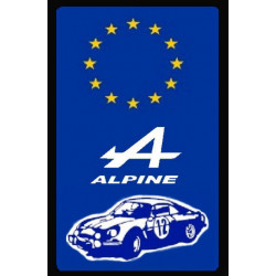 plaque Alpine Renault (R878)