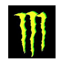 MONSTER, sticker logo (R995)