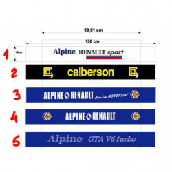 "ALPINE RENAULT" bandes...