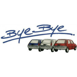 Stickers "Bye Bye"