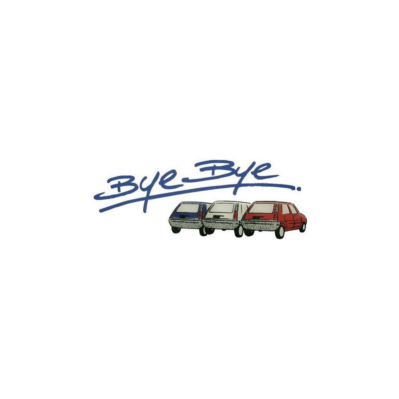 Stickers "Bye Bye" Stickers "Bye Bye"