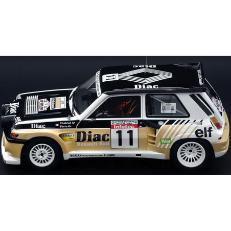 SKID SKC029 Renault 5 Maxi Turbo DIAC Tour De Corse 1986 – 1/43 Limitée