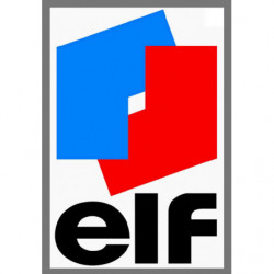 LOGO ELF bleu et rouge (R1347)