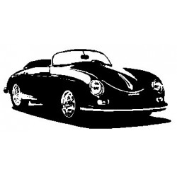 Porsche 356 decoration murale