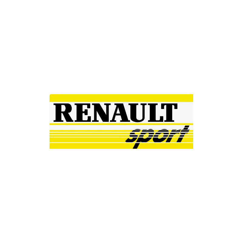 Renault sport sticker modèle 2 ( ref. R1640)