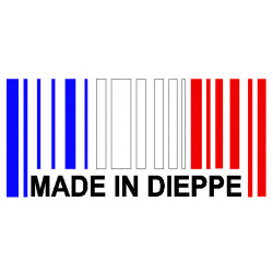 "Made in Dieppe" sticker...